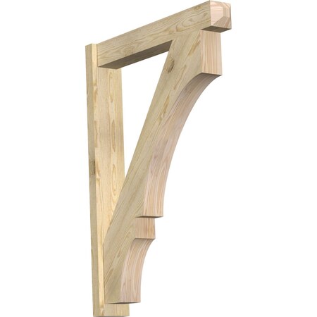 Ekena Millwork Balboa Craftsman Rough Sawn Outlooker, Douglas Fir, 6"W x 34"D x 46"H OUT06X34X46BOA04RDF